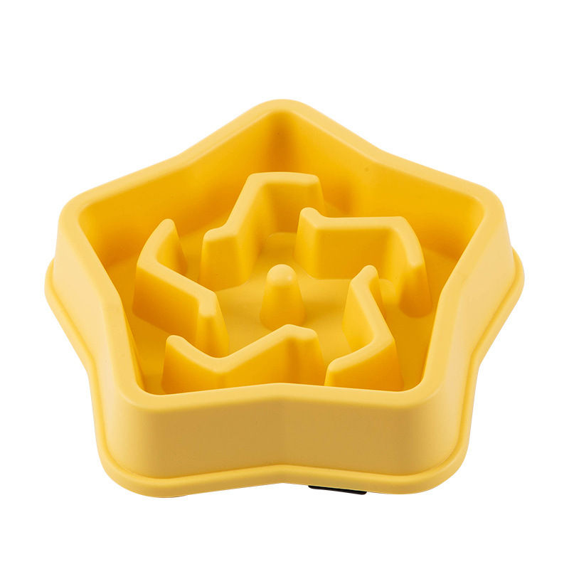 Thumbnail: Pet Cat Dog Slow Food Bowl Fat Help Healthy Round Anti-choking Thickened And Non