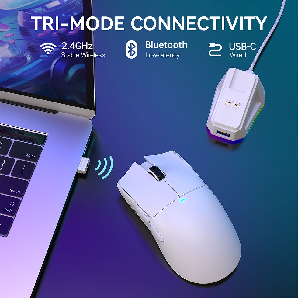 Thumbnail: ATTACK SHARK X11 Lightweight Wireless Gaming Mouse with RGB Backlight Charging, 
