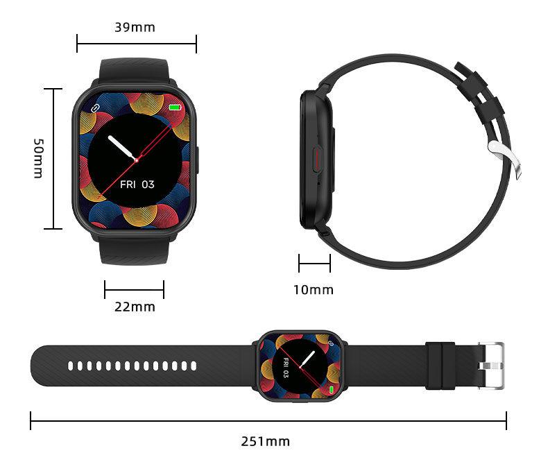Thumbnail: OLEVS 8206 Smart Watch Original Brand 2.01 Inch Full Touch Screen Sports Fitness