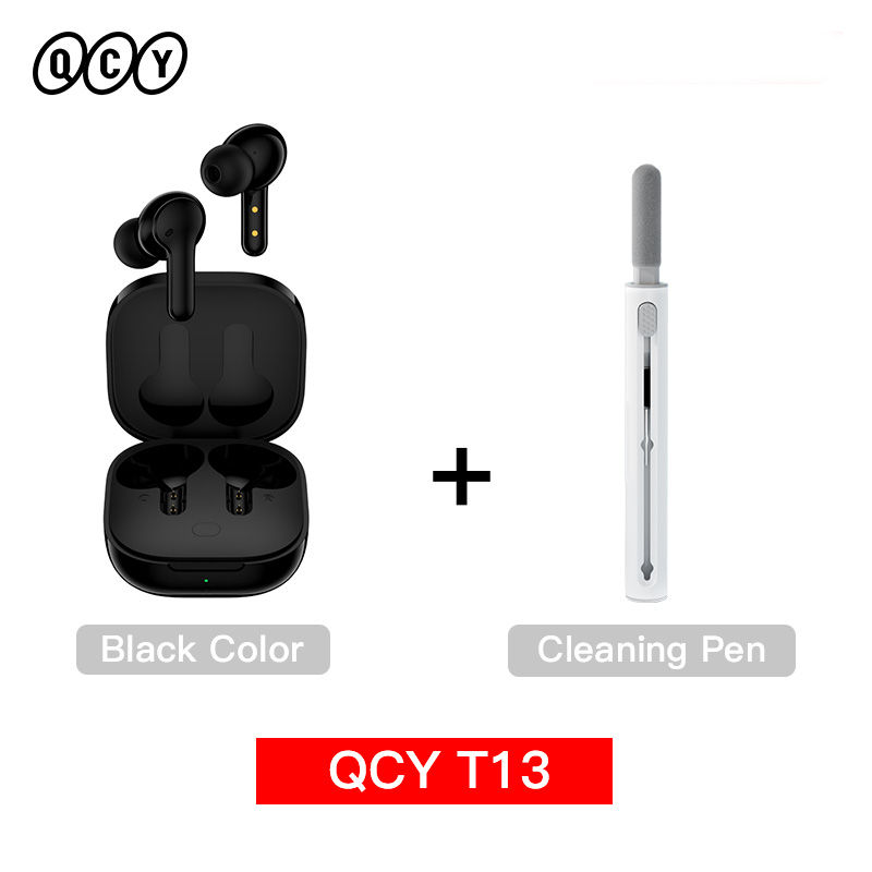Thumbnail: QCY T13 Wireless Smart Headphone BT5.1 TWS Earphone 4 Mic ENC HD Call Headset To