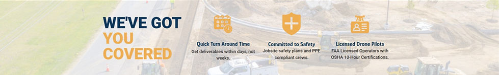 Aerial drone view of Corpus Christi construction site mapping, showcasing topographic details for project planning by South T