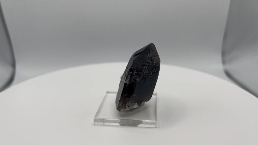 Thumbnail: Smokey quartz and albite