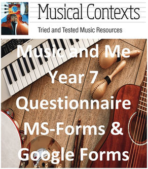 Music and Me Y7 Questionnaire