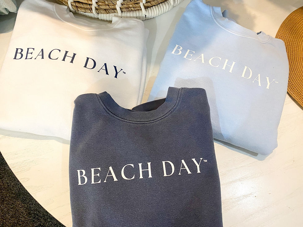 Thumbnail: Navy light blue and white front sweatshirt view