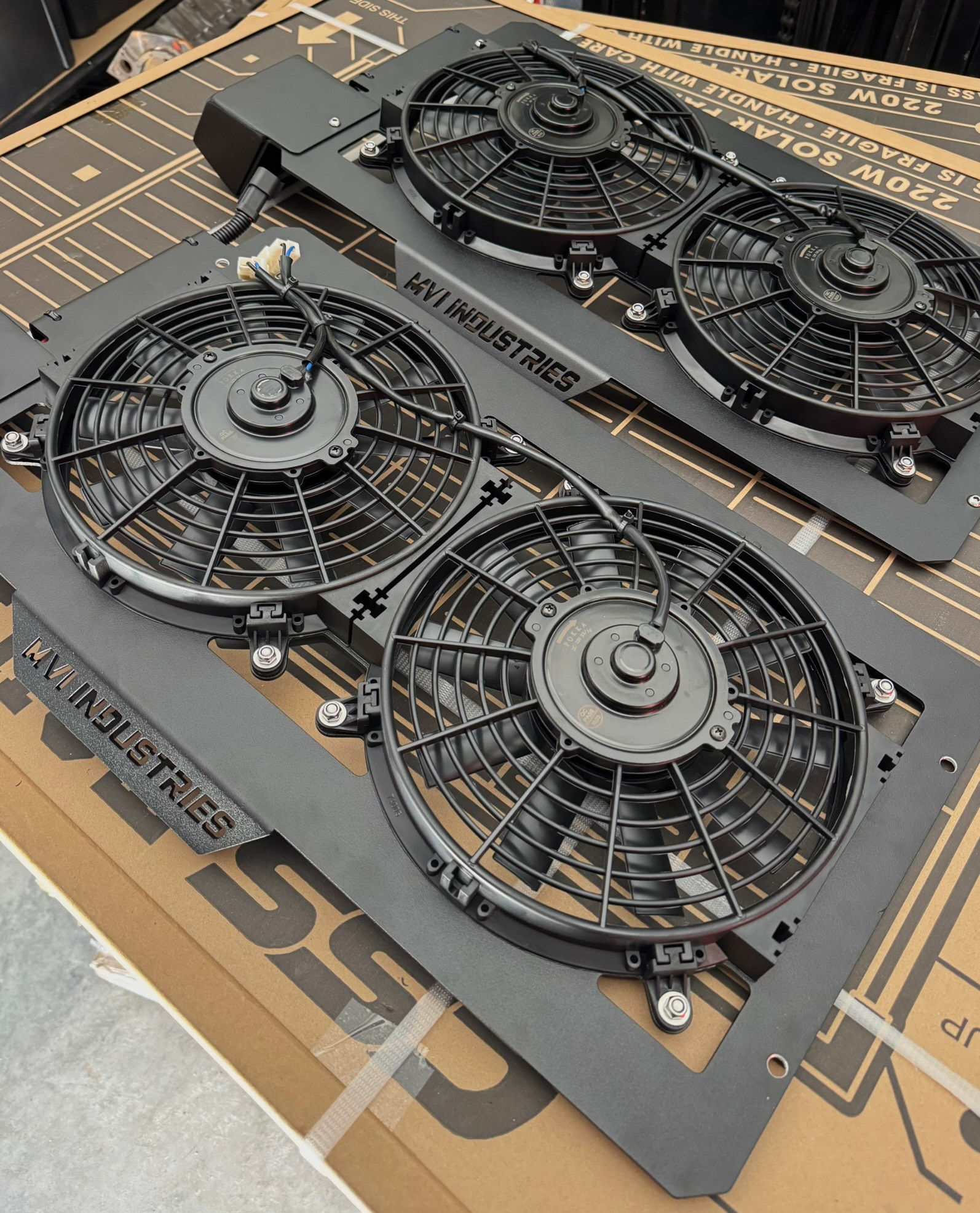 V2 MVI INDUSTRIES INTERCOOLER FAN KIT - 79 SERIES 1VD-FTV