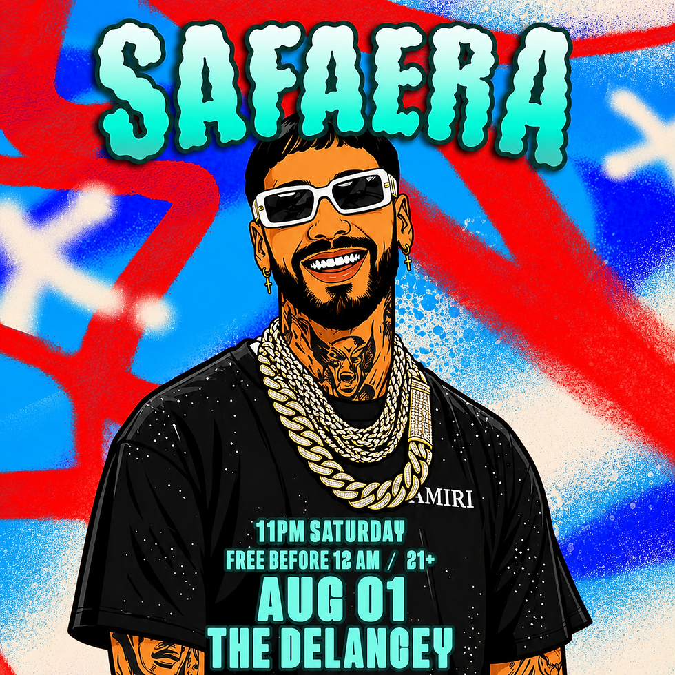 Safaera Saturdays @ The Delancey's Lower Level