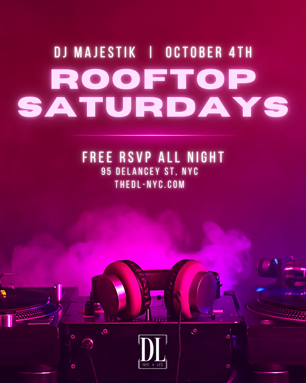 Saturdays On The Rooftop @ The DL