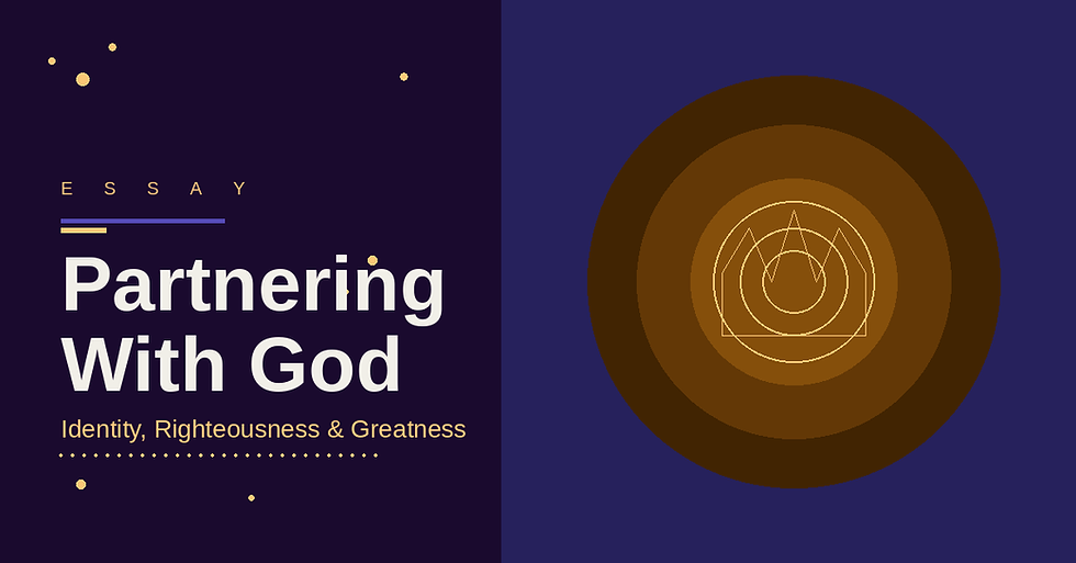 PARTNERING WITH GOD