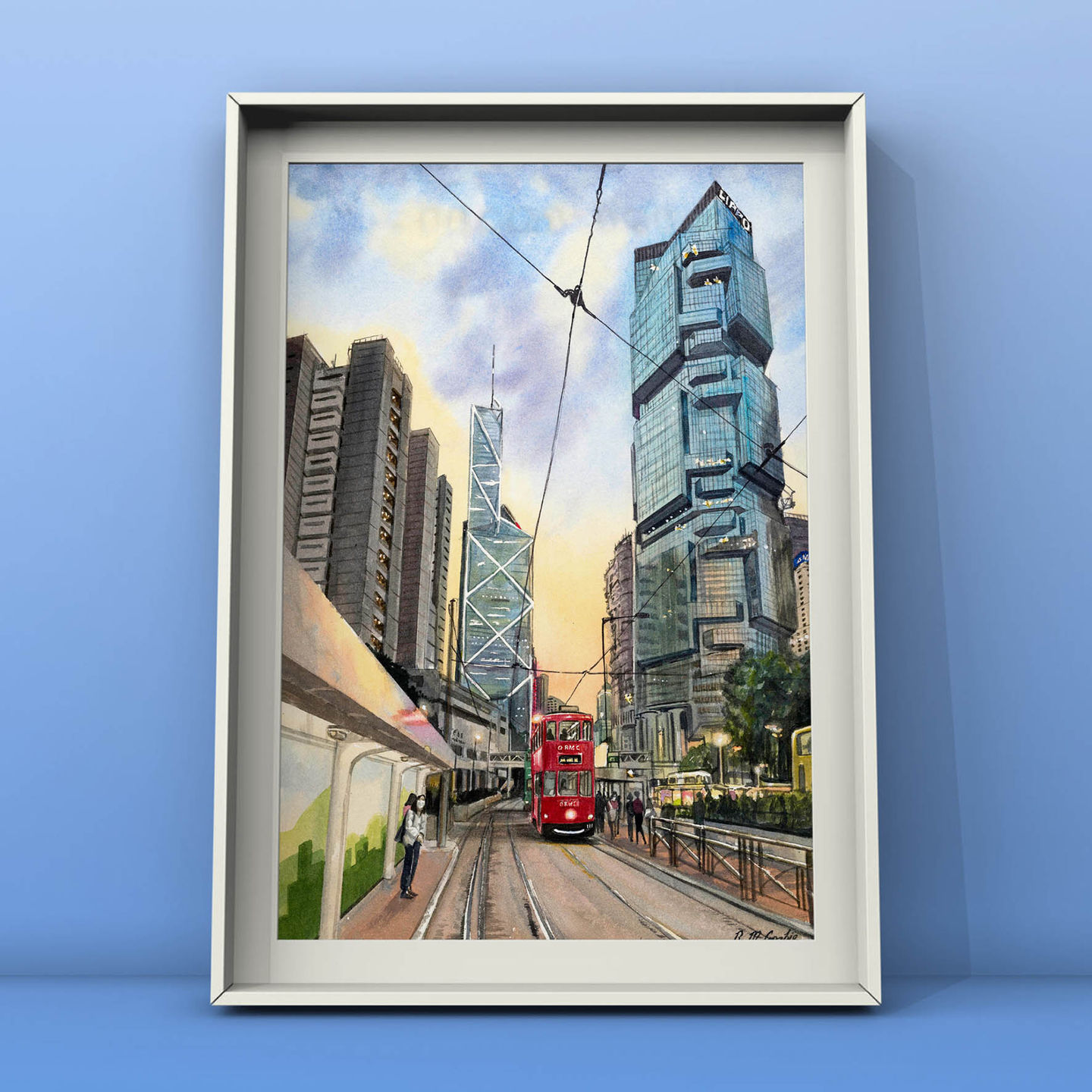 Admiralty Sunset White frame
