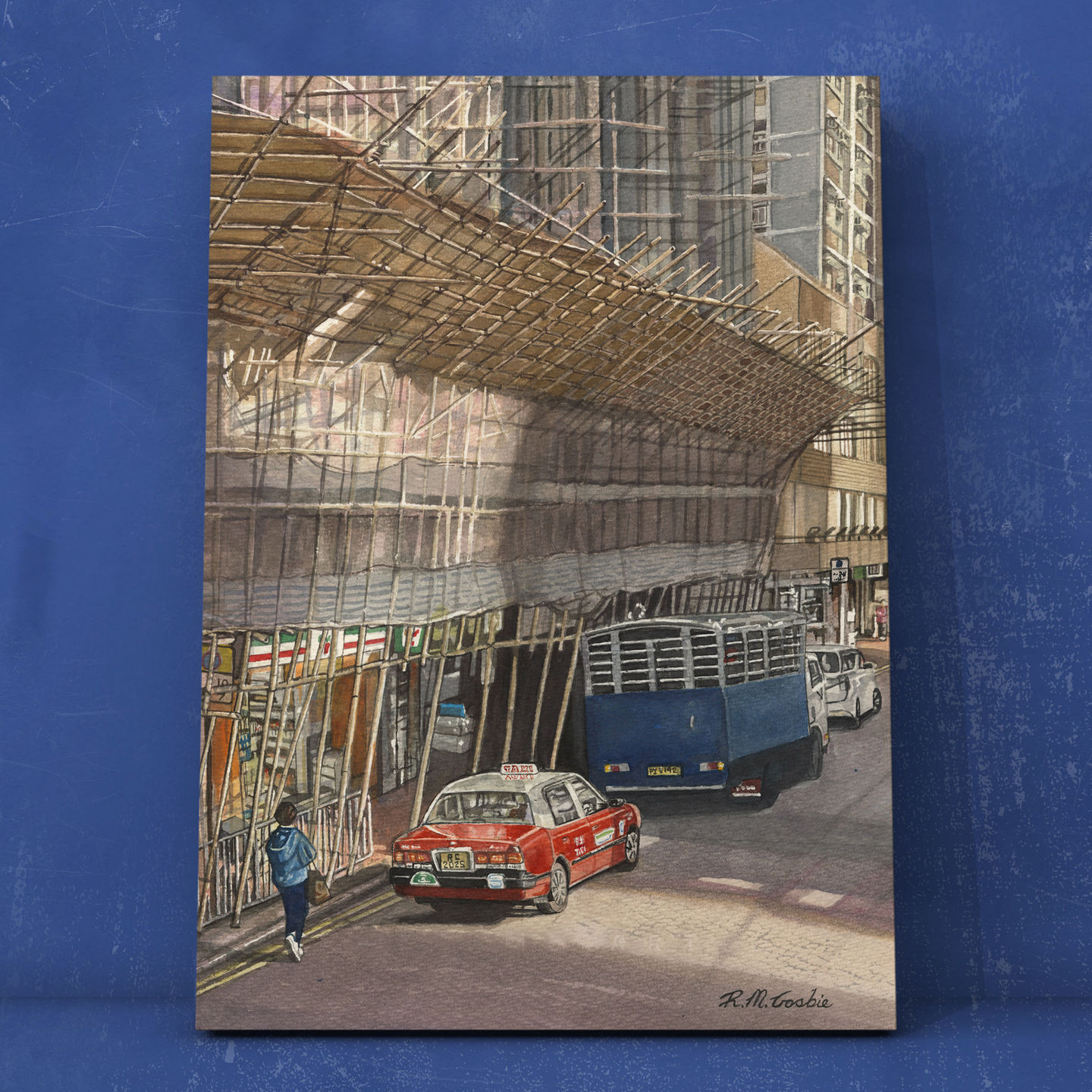 Sunbeam through a bamboo forrest frame2