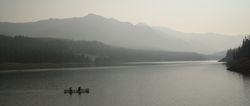 Hyalite and canoe