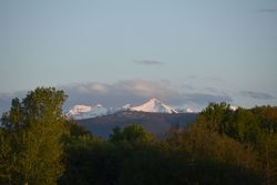 south from Bozeman