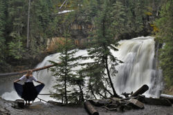 Rebecca and Ousel Falls