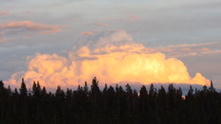 clouds at sunset