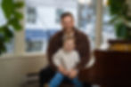 A photo of Mack with his eldest son Henry at Seattle Jazz Academy.