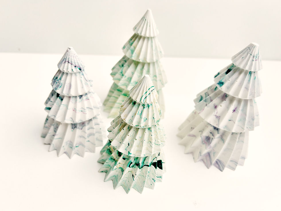 Thumbnail: Kerstboom deco marmer