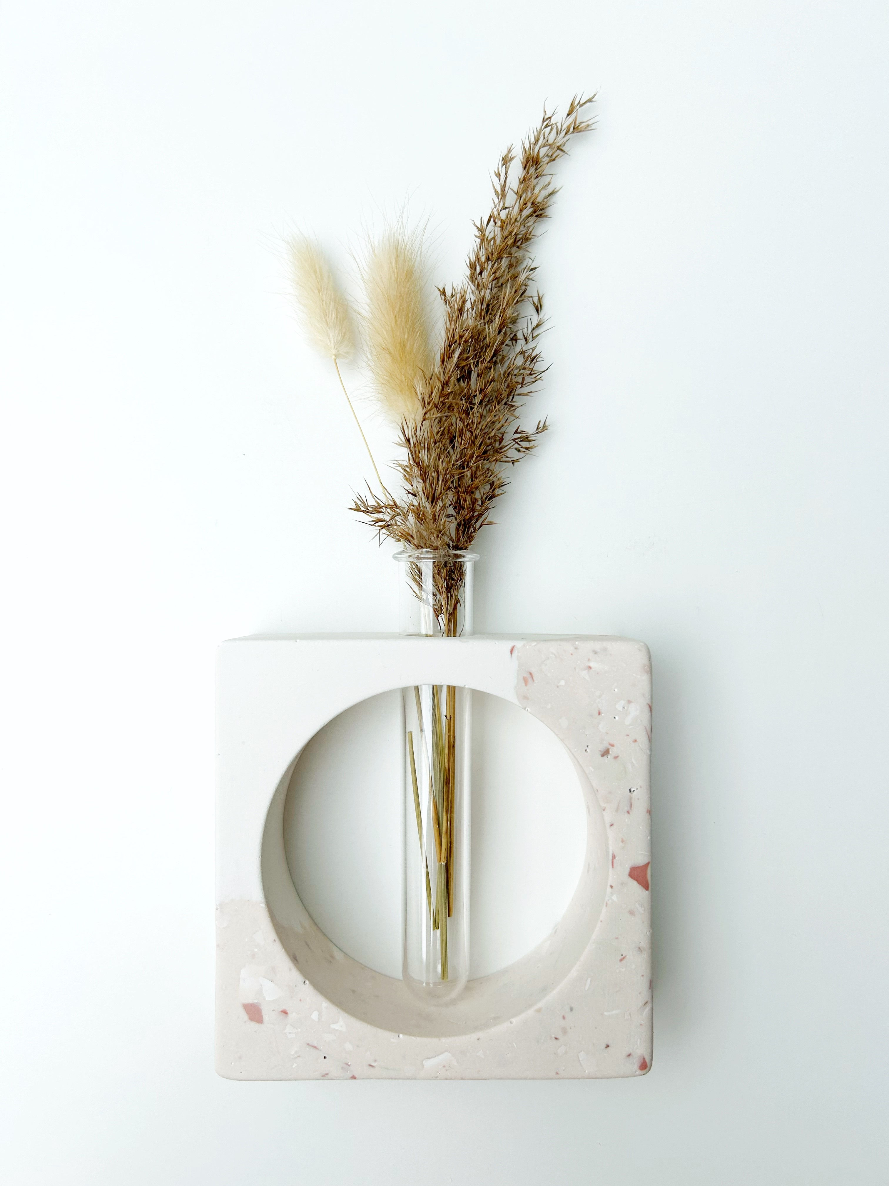 Bovenaanzicht terrazzo nude