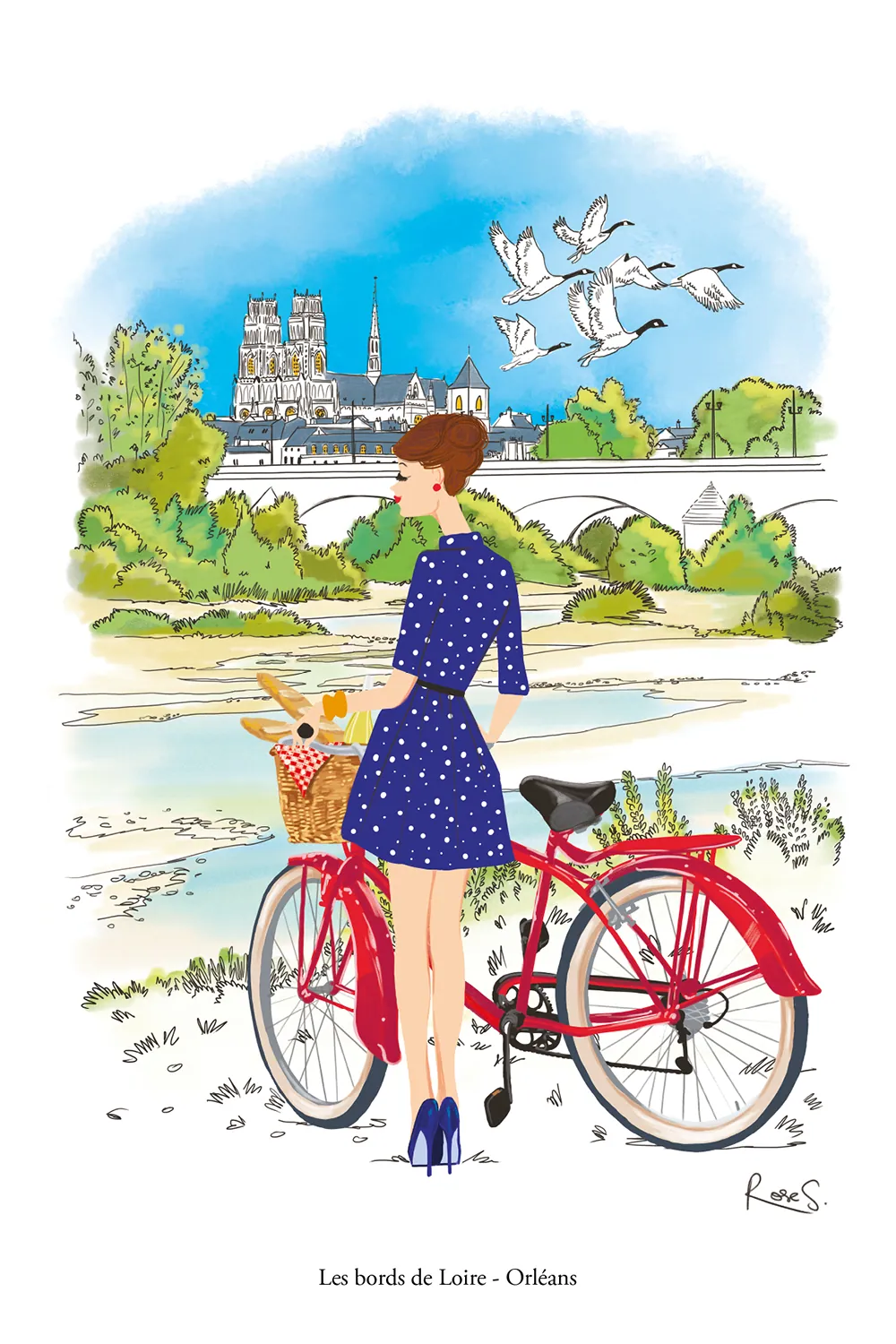 illustration des bords de Loire - Orléans