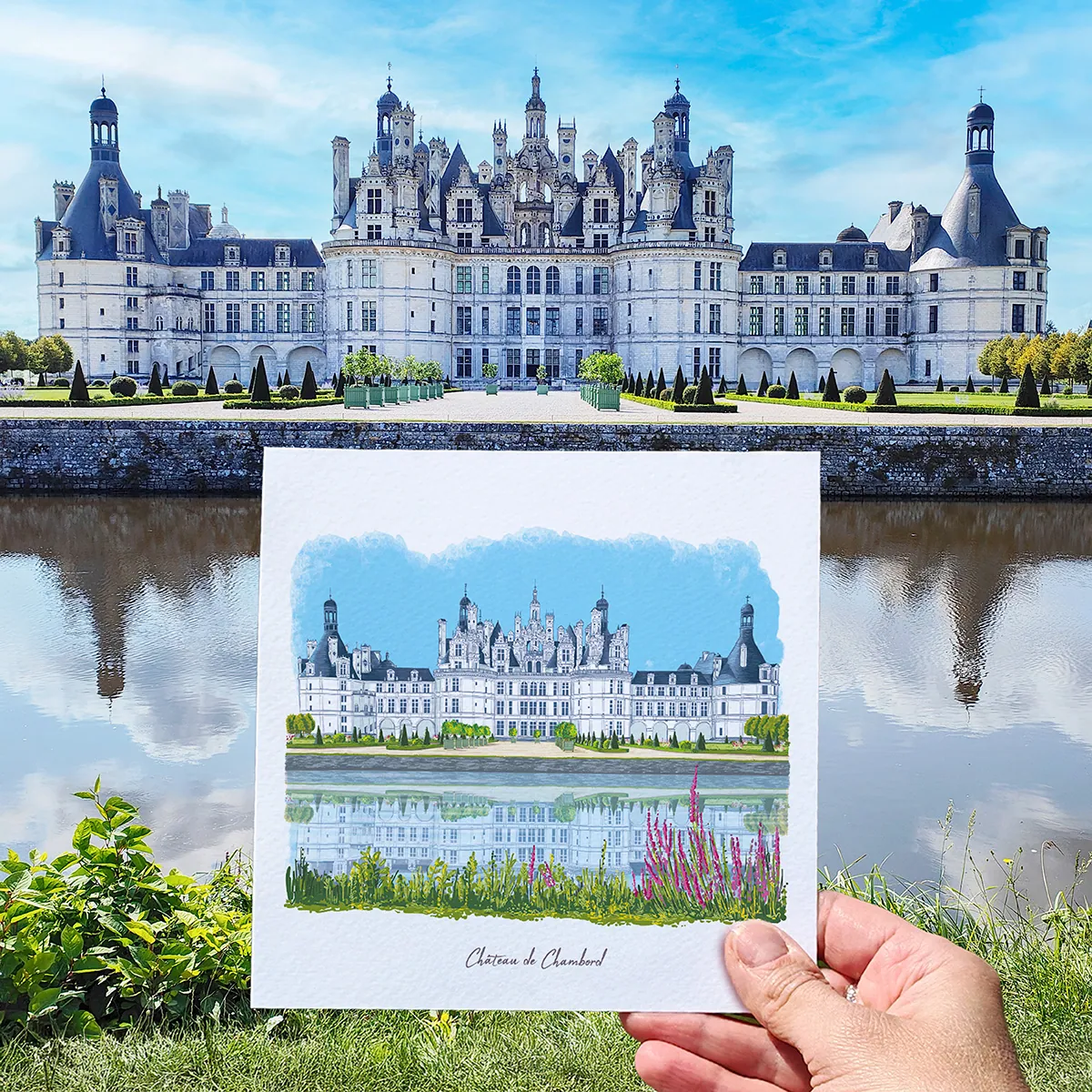 Carte d'art Gigi Bigoudi Chambord