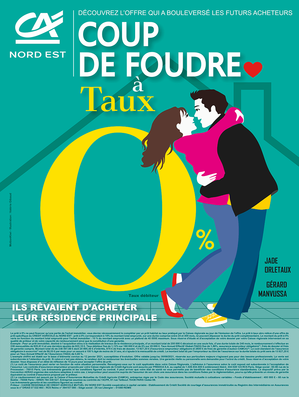 Campagne Habitat Crédit Agricole Valérie Gibaud