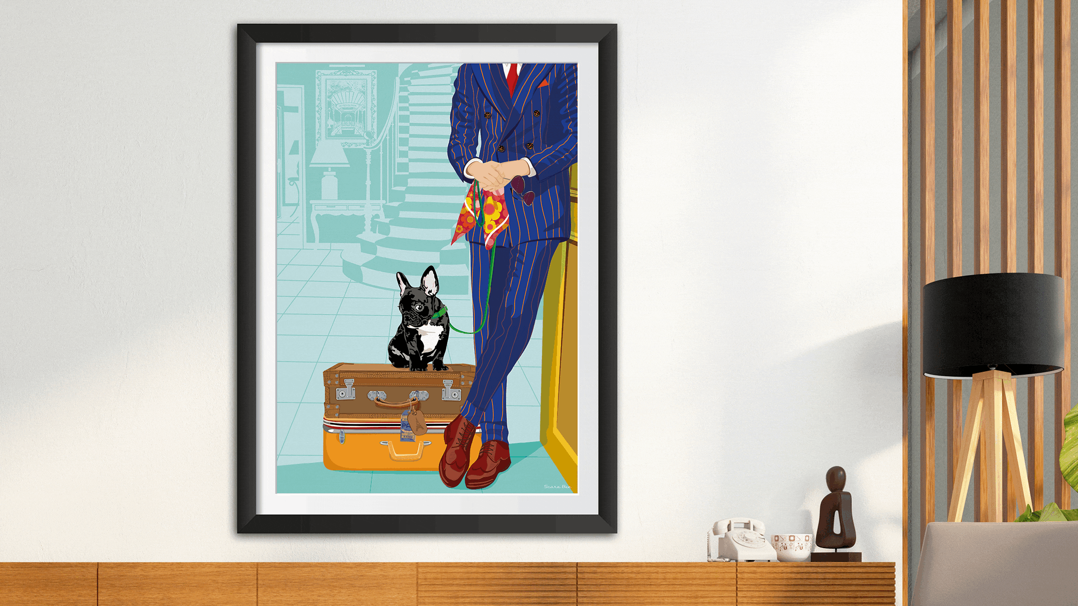 Guy by Scara Bee - artiste française - french artist
