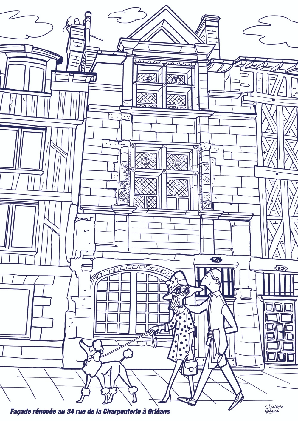 Valérie Gibaud illustratrice freelance Orléans façade 02