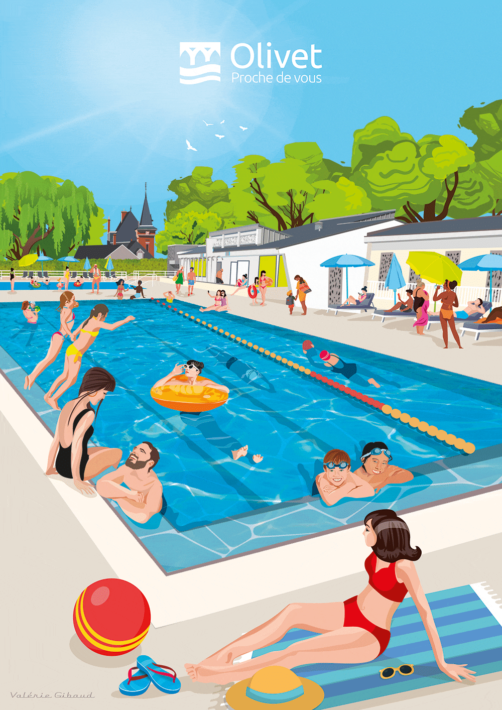 Piscine Olivet - Valérie Gibaud