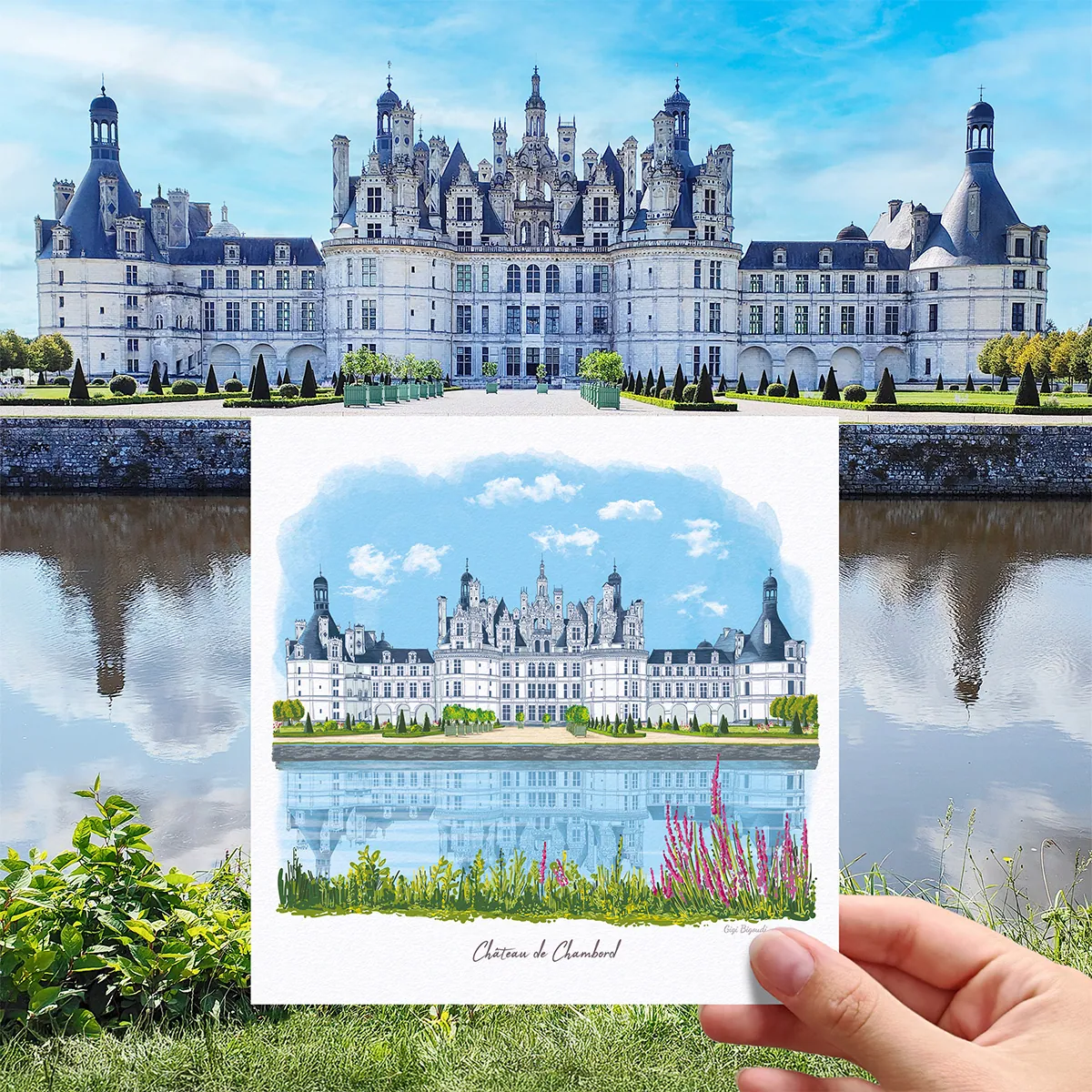 Carte d'art Gigi Bigoudi de Chambord