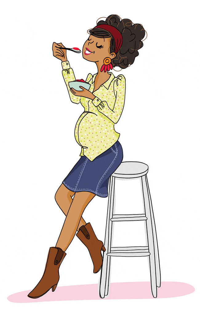 illustration femme enceinte valerie gibaud illustratrice freelance