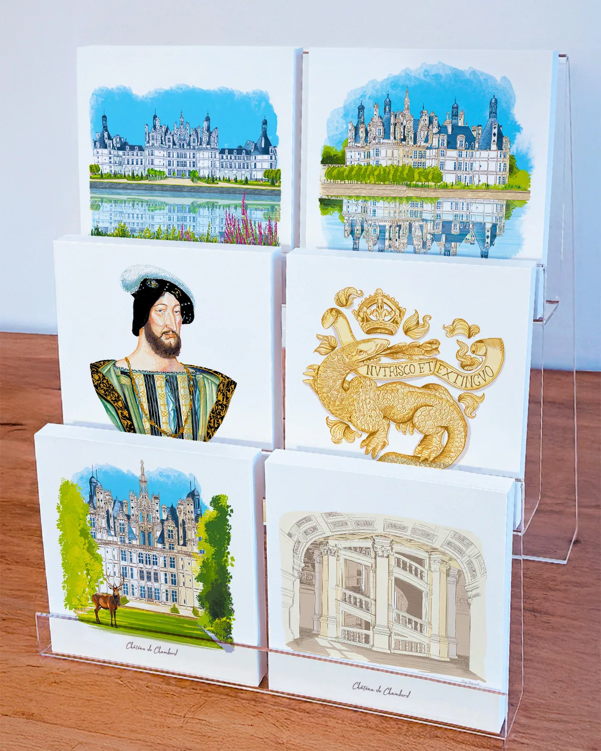 Présentoir Gigi Bigoudi pour boutique Chambord