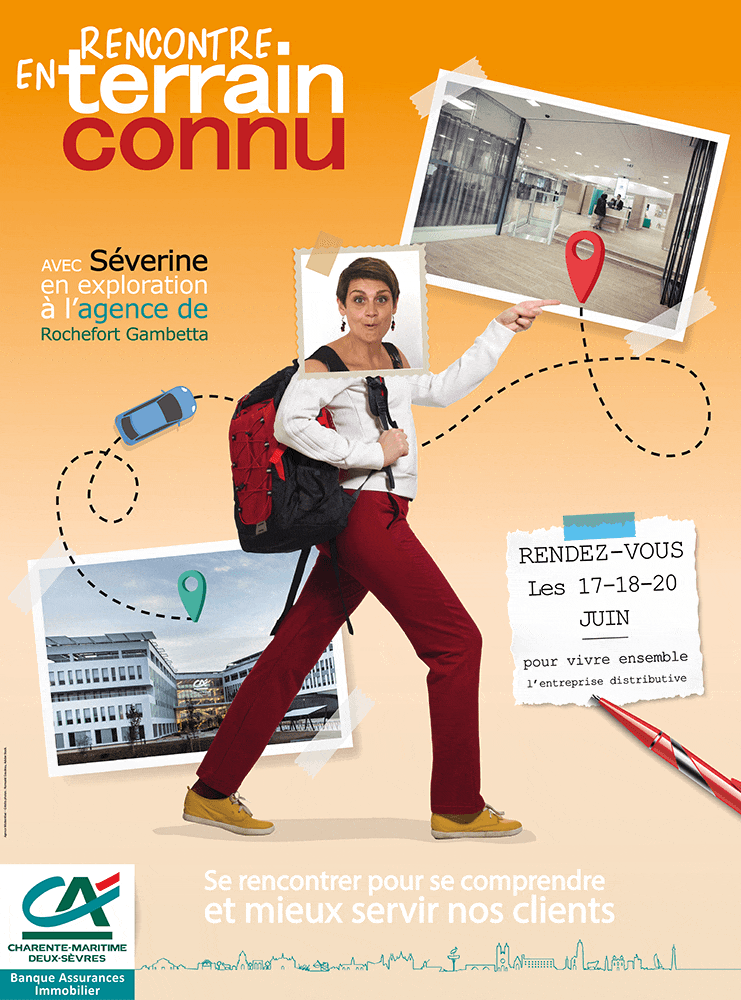 Affiche communication interne Valérie Gibaud