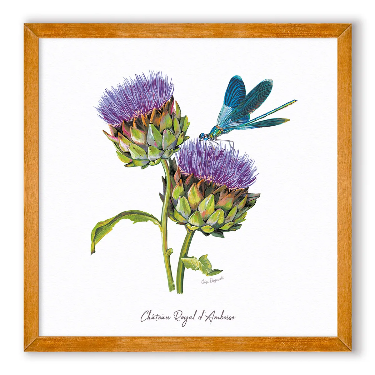 Carte d'art Amboise Gigi Bigoudi