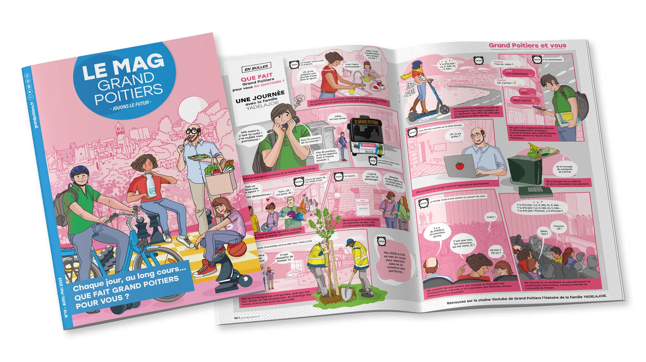 Magazine et bande dessinée Grand Poitiers.webp