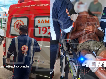 VIOLÊNCIA: Ataque brutal a golpes de terçado deixa homem ferido na Vila do V, em Porto Acre