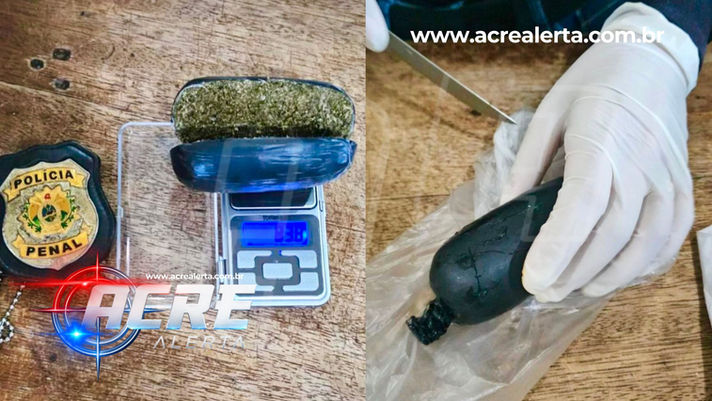 FLAGRANTE: Mulher é presa ao tentar entrar com maconha no corpo durante visita em presídio de Cruzeiro do Sul