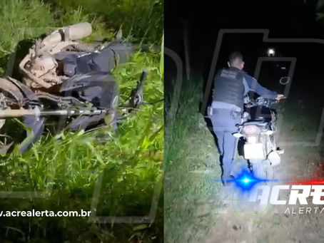 Ação rápida da Força Tática do 2º BPM recupera motocicleta roubada horas após crime em ramal de Rio Branco