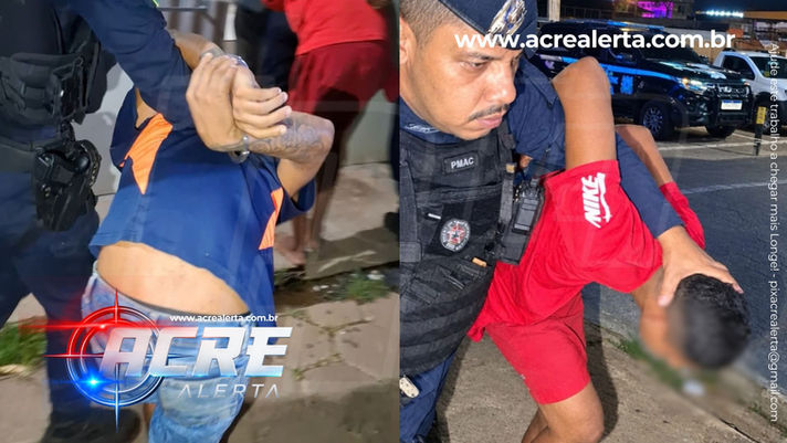 FORÇA TÁTICA DO 2º BPM PRENDE HOMENS ARMADOS APÓS RESISTÊNCIA À ABORDAGEM NO ALBERT SAMPAIO: UM ACABOU BALEADO