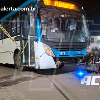 Colisão entre motocicleta e ônibus deixa homem morto no Nova Esperança, em Rio Branco
