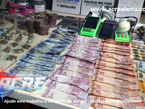 Força Tática do 1º BPM apreende drogas e conduz quatro pessoas durante ação no Boa União