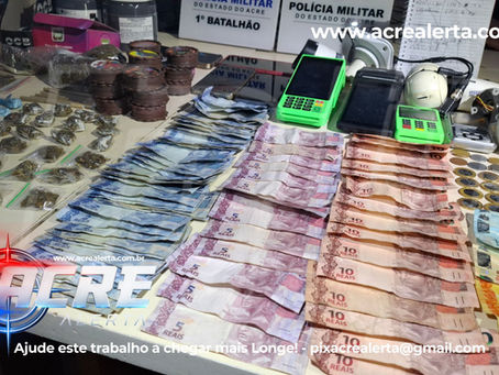 Força Tática do 1º BPM apreende drogas e conduz quatro pessoas durante ação no Boa União