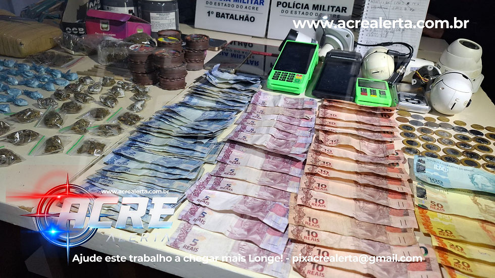 Força Tática do 1º BPM apreende drogas e conduz quatro pessoas durante ação no Boa União