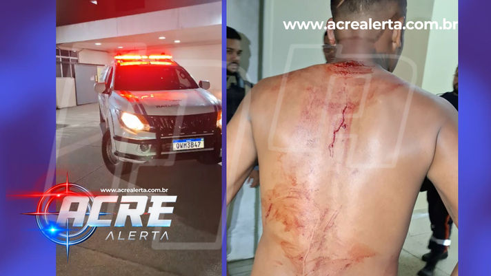 ENTRE FACAS E PORRADAS: briga de bar termina com jovem ferido por faca e outro preso em flagrante em Rio Branco