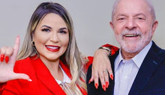 "Saia Justa para Lula em Operação da PF, que apura lavagem de dinheiro, envolvimento com o PCC e jogos ilegais: Deolane já chamou Lula de “pai que não tive” e posou ao lado do presidente