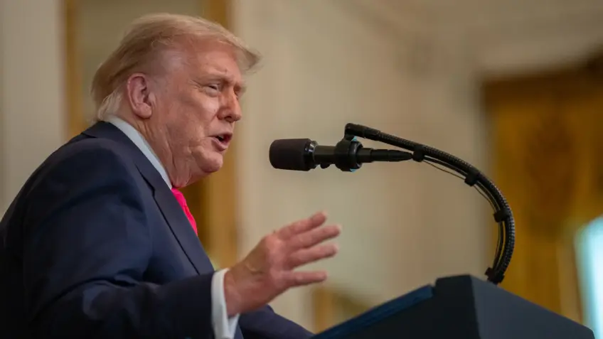 "Acabamos de concluir um acordo gigantesco com o Japão, talvez o maior acordo já feito", disse Trump...