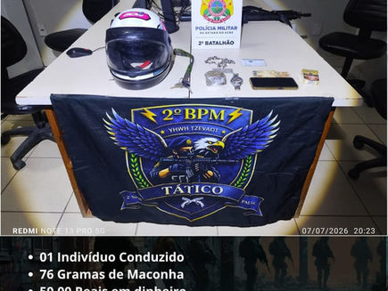MONITORADO POR TORNOZELEIRA ELETRÔNICA É PRESO PELA FORÇA TÁTICA COM DROGA NA CIDADE DO POVO