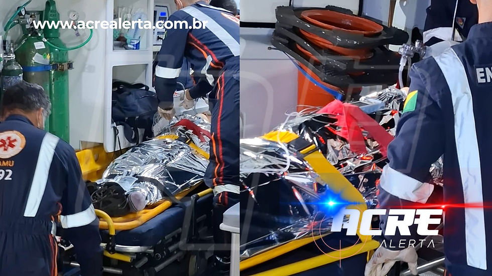 Jovem de 21 anos é atropelada por carreta na BR-364 e encaminhada ao Pronto Socorro de Rio Branco em estado gravíssimo