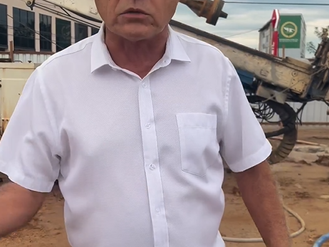 Prefeito de Rio Branco repreende ausência em obra do elevado da estrada Dias Martins