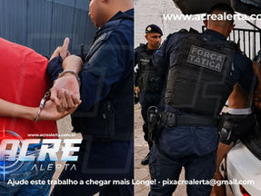 TRÁFICO DE DROGAS NA BAIXADA: Força Tática do 1º BPM apreende drogas e conduz homem e adolescente na Baixada da Sobral