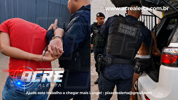TRÁFICO DE DROGAS NA BAIXADA: Força Tática do 1º BPM apreende drogas e conduz homem e adolescente na Baixada da Sobral