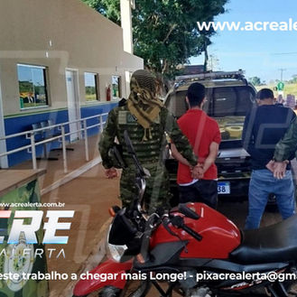 GEFRON recupera motocicleta roubada antes de ser levada para a Bolívia